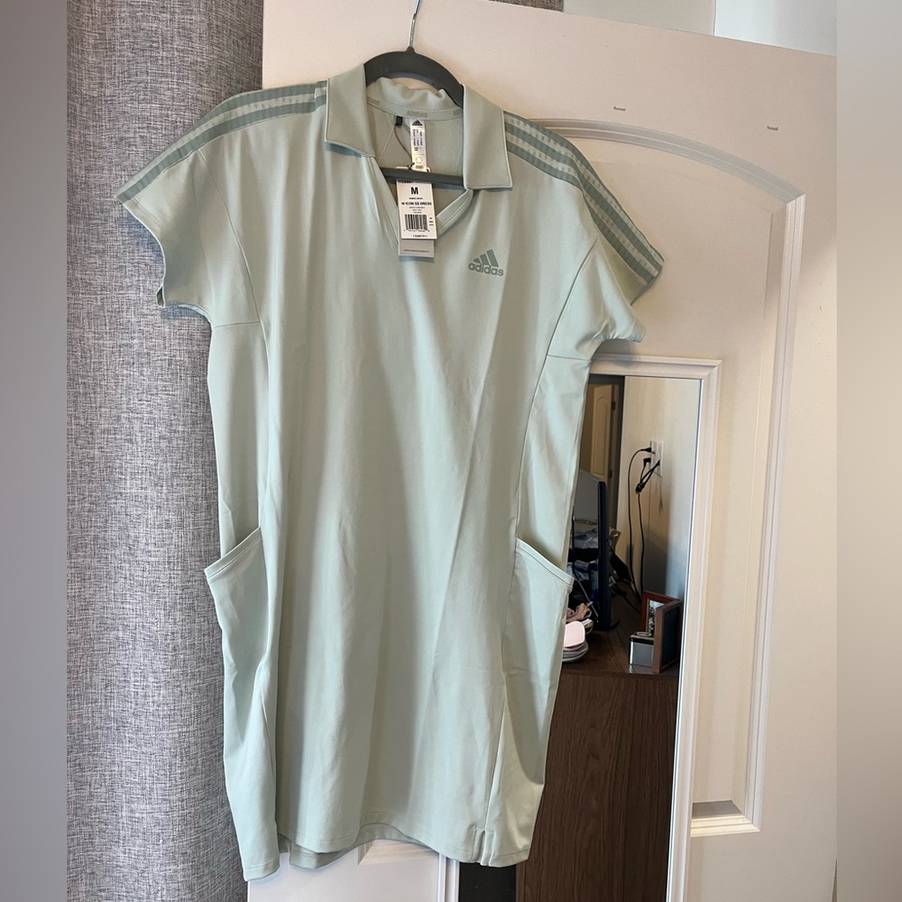 Adidas Women’s Icon SS Dress - Women’s Medium - mint - NWT